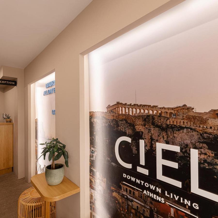 Ciel Living Athens Hotel Bagian luar foto